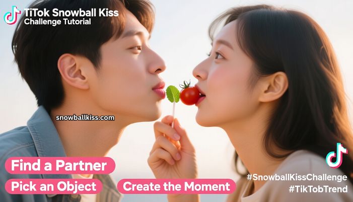 what is a snowball kiss tiktok 